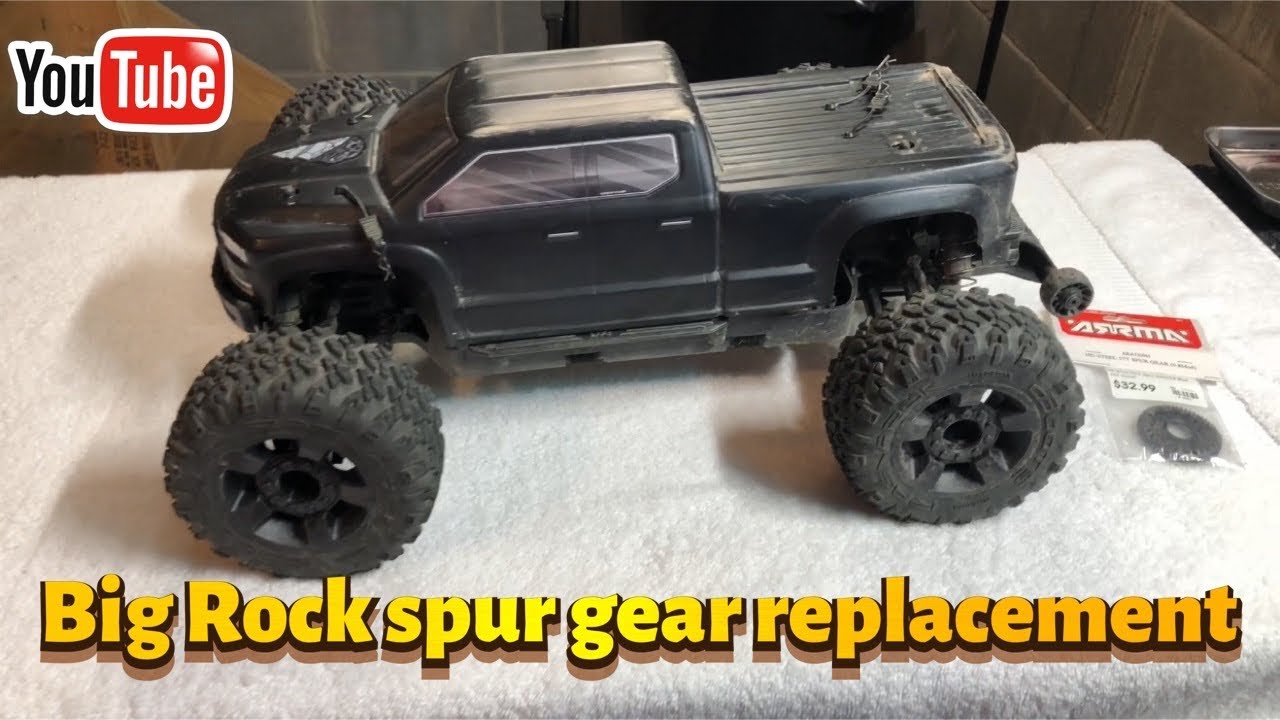 Модернизация прямозубой шестерни Arrma Big Rock Steel и как это сделать.