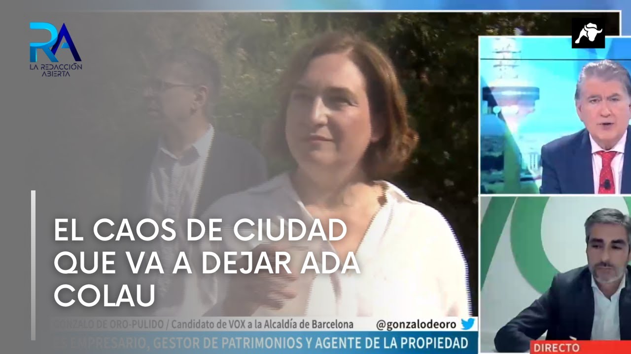 Analizamos con Oro-Pulido, (VOX Barcelona), el caos de ciudad que va a dejar Ada Colau
