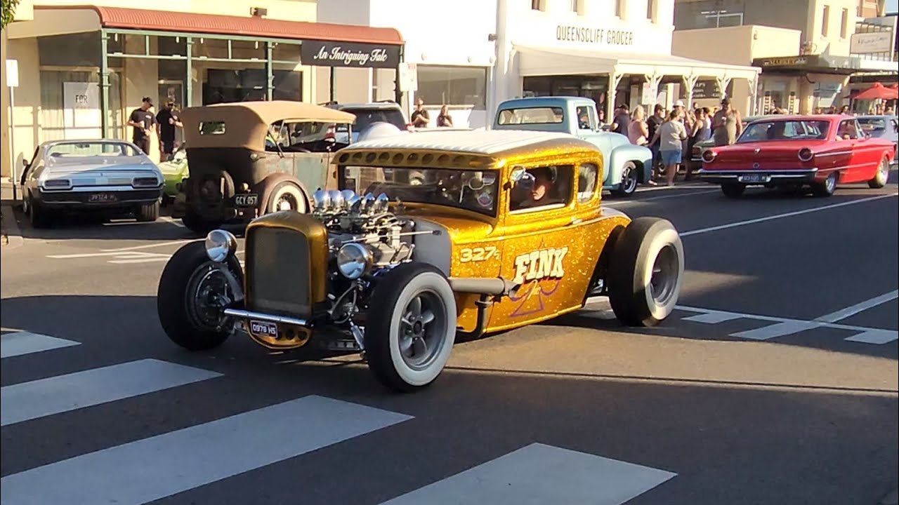 Hot Rods Take Over Quiet Little Coastal Town