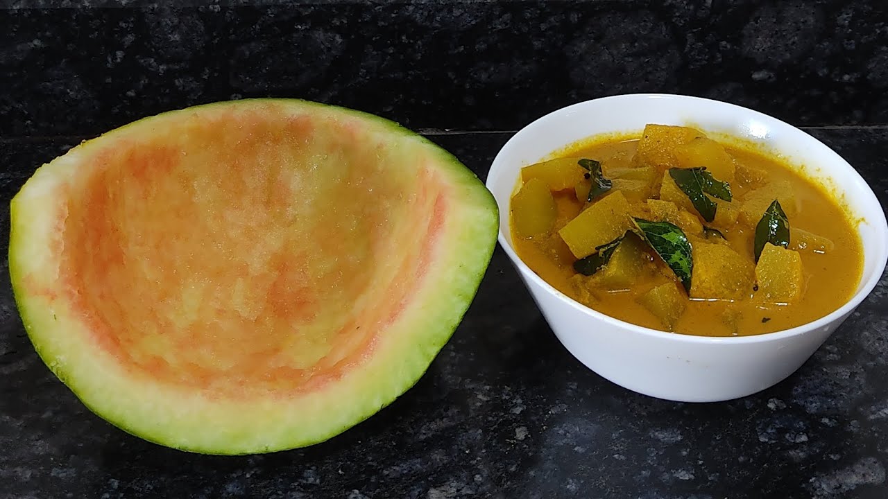 Watermelon rind curry recipe | ಕಲ್ಲಂಗಡಿ ಸಿಪ್ಪೆ ಸಾಂಬಾರ್ ರೆಸಿಪಿ | Kalingar peel gravy recipe | 