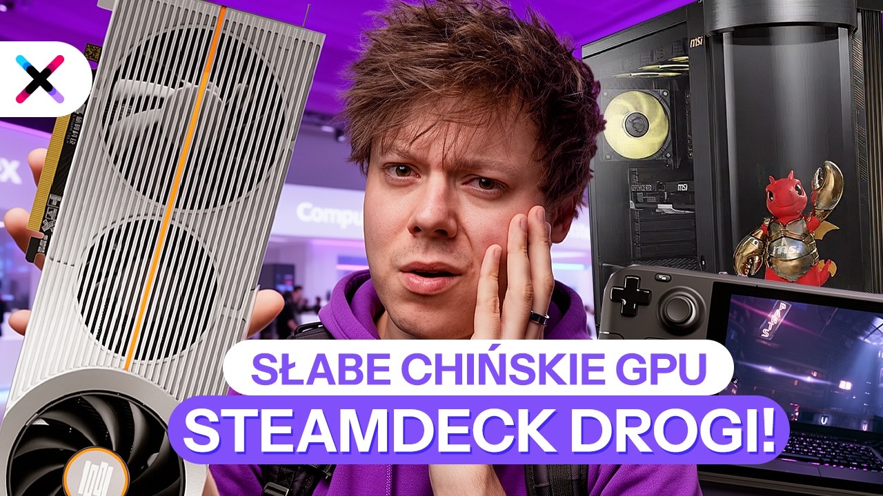 CHIŃSKIE GPU ZA SŁABE , NOWY DODATEK DO WIEDŹMINA, KOMPUTER Z HOLOGRAMEM 😵&zwj;💫 TechNews 17