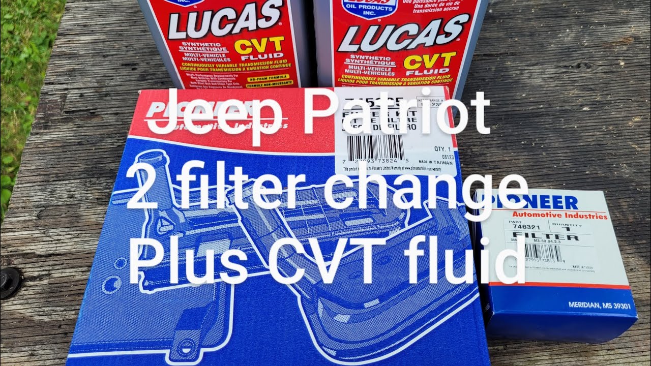 Jeep Patriot CVT fluid change and the 2 filters