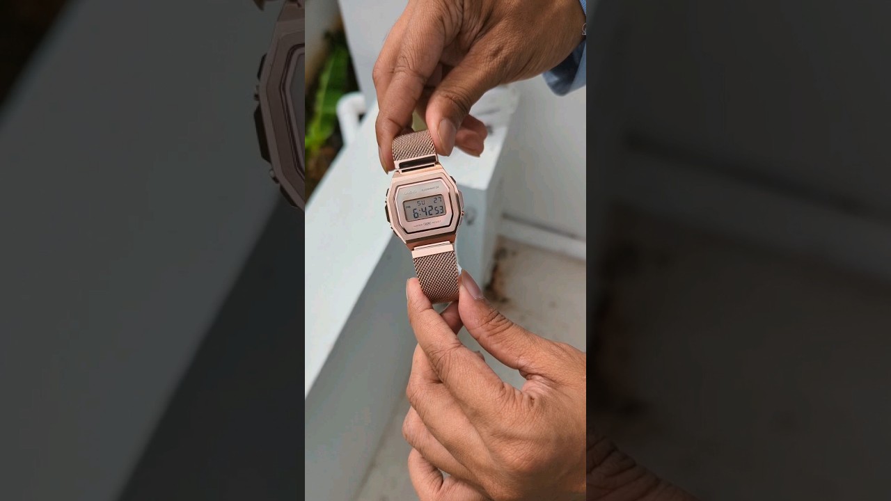 CASIO D196 Vintage Collection Unboxing Video | #casio #casiovintage #unboxing #rosegold #watch