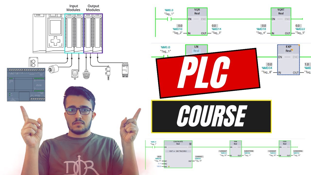 30: تعلم برمجة PLC من الصفر حتى الاحتراف مع شرح أهم الأدوات المستخدمة في PLC باستخدام TIA Portal