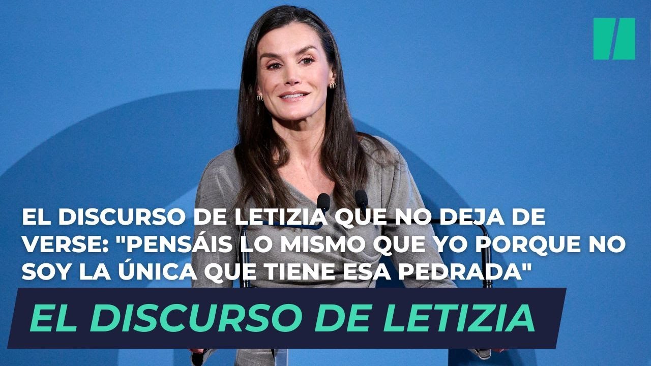 El discurso de Letizia que no deja de verse: 