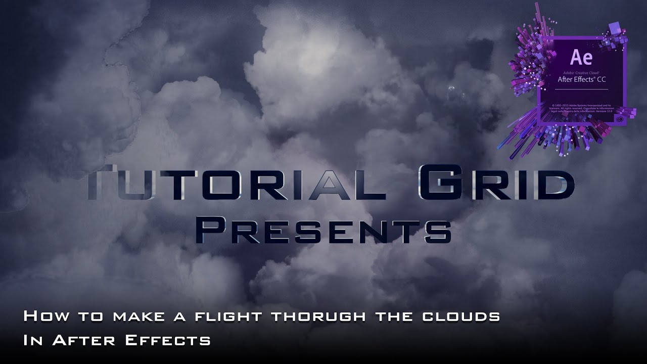 How to Create a Flying Through The Clouds Effect In After Effects Tutorial