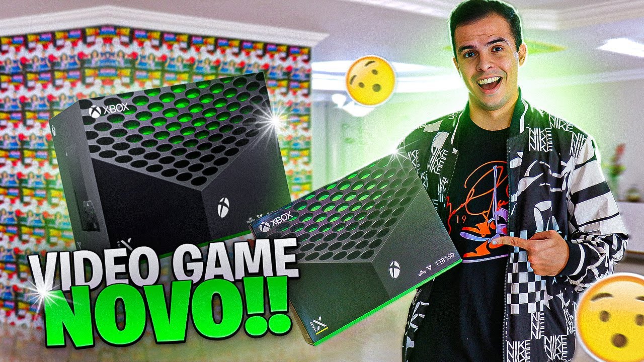 MEU NOVO XBOX CHEGOU!