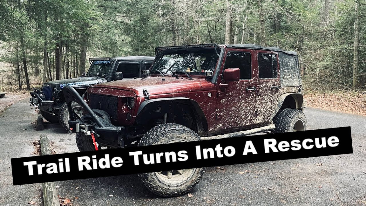 We found an abandoned car on Buzzard's Roost and a trail ride turns into a rescue