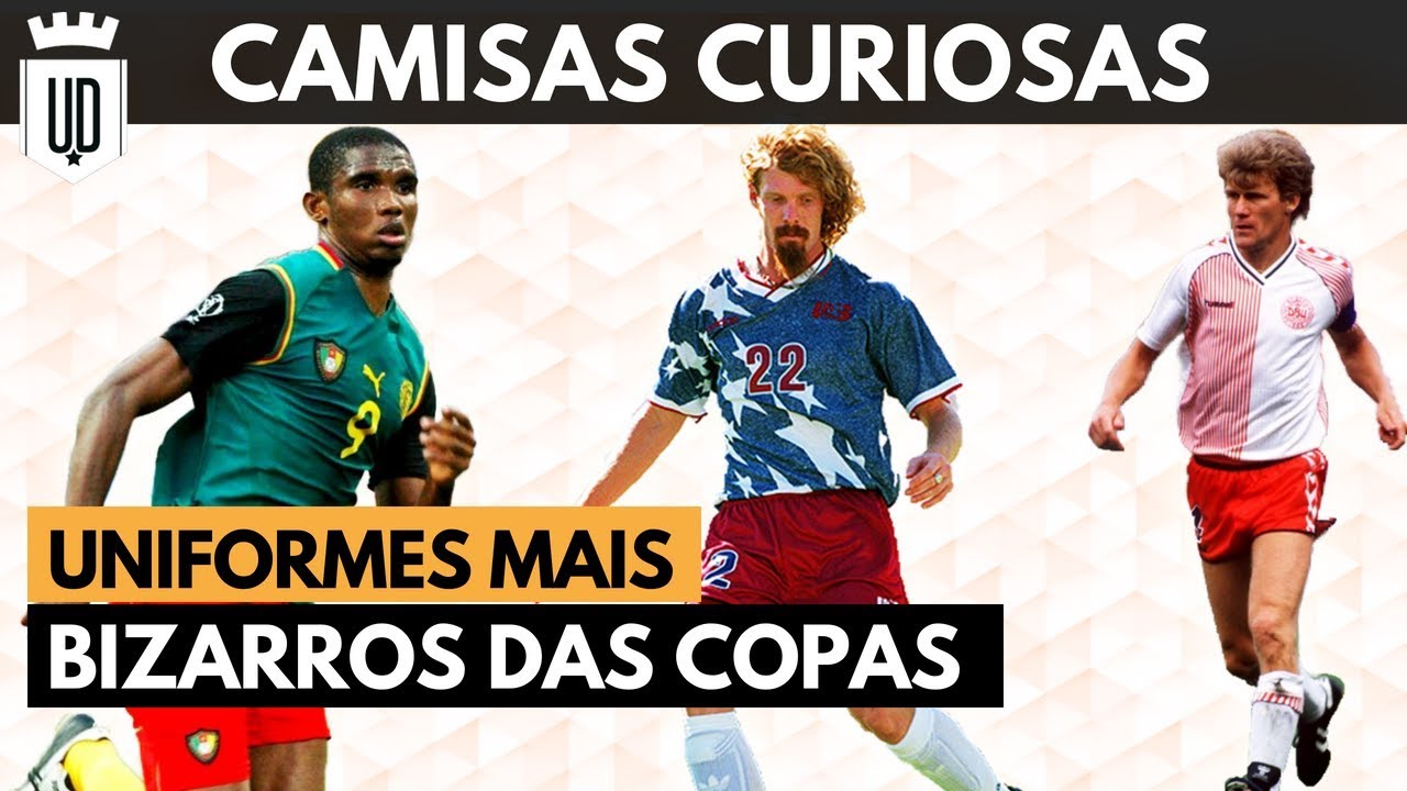 10 uniformes mais bizarros e curiosos das Copas do Mundo | MANTOS UD