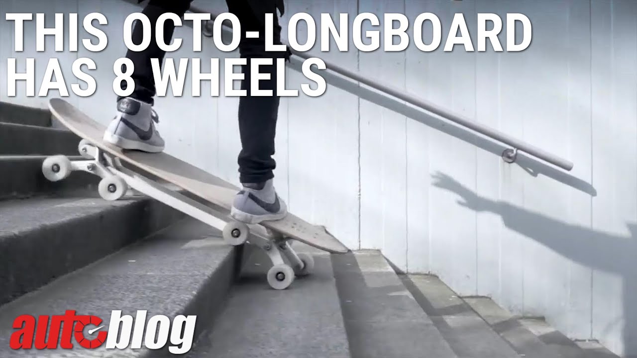 This octo longboard has 8 wheels