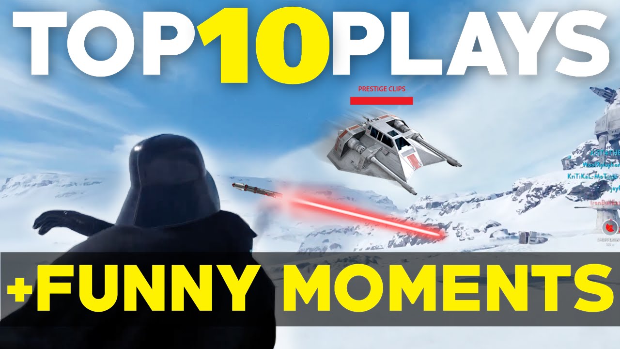 Star Wars Battlefront: Top 10 Plays + Funny Moments EP.2 (Battlefront Beta Online Gameplay)