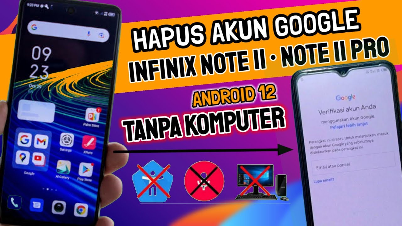 Terkunci Lupa Akun Google infinix Note 11 X663B |BYPASS FRP Tanpa Komputer
