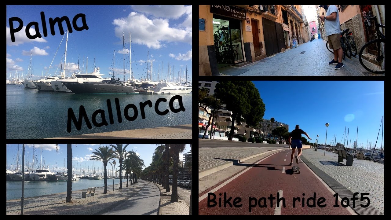 Cycling In Mallorca ~ Palma Bike Path, Establiments To Can Pastilla & Return 1 of 5