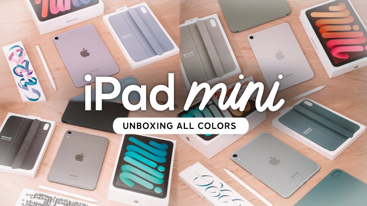iPad Mini 7 Unboxing ALL Colors, First Impressions, & Comparisons