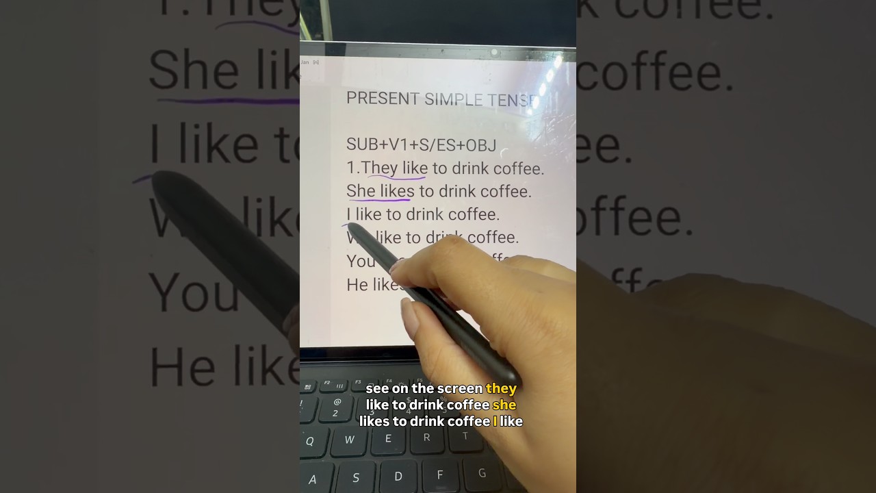 Simple Present in 50 seconds 