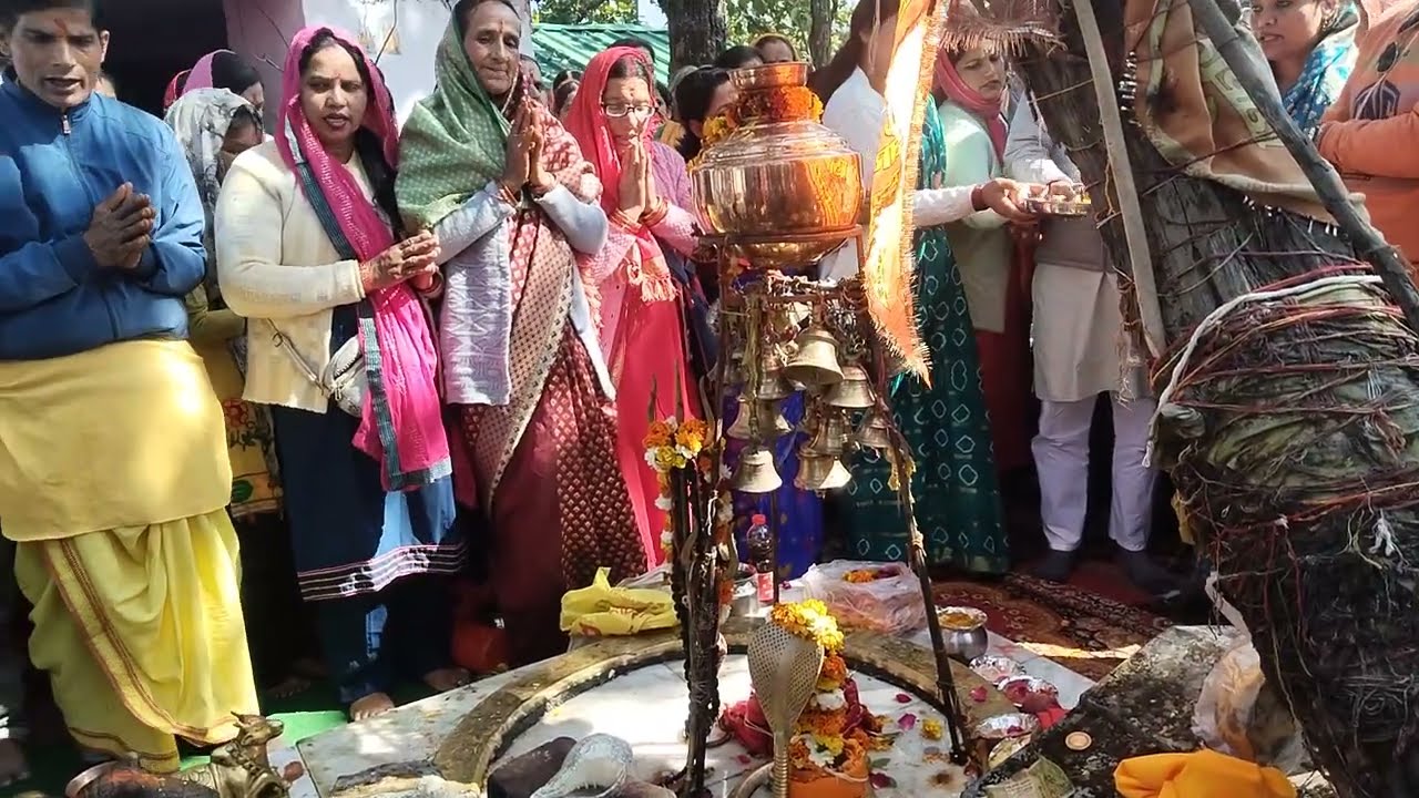 February 16, 2026 mahashivratri #गोदेश्वर #महादेव #मंदिर #आरती #rukma #पूजन