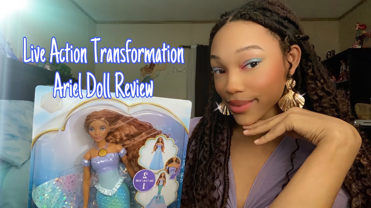 Disney’s Live Action Little Mermaid Transformation Ariel Doll