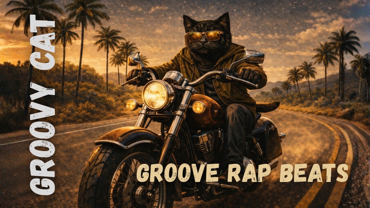 Sunset Ride: HIP HOP & GROOVE RAP BEATS MIX | Rap Hip Hop Funk Beats Fusion (Groovy Cat)