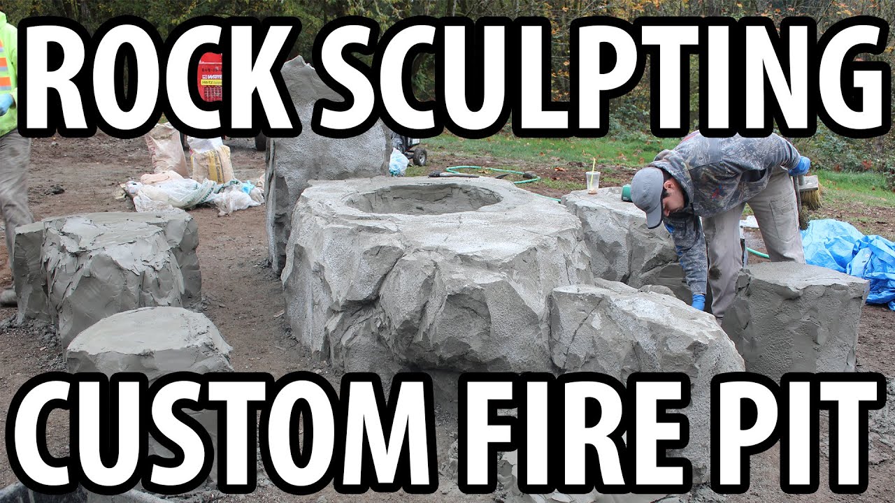 Custom Rock Sculpting - Fire Pit - MACNAK Construction