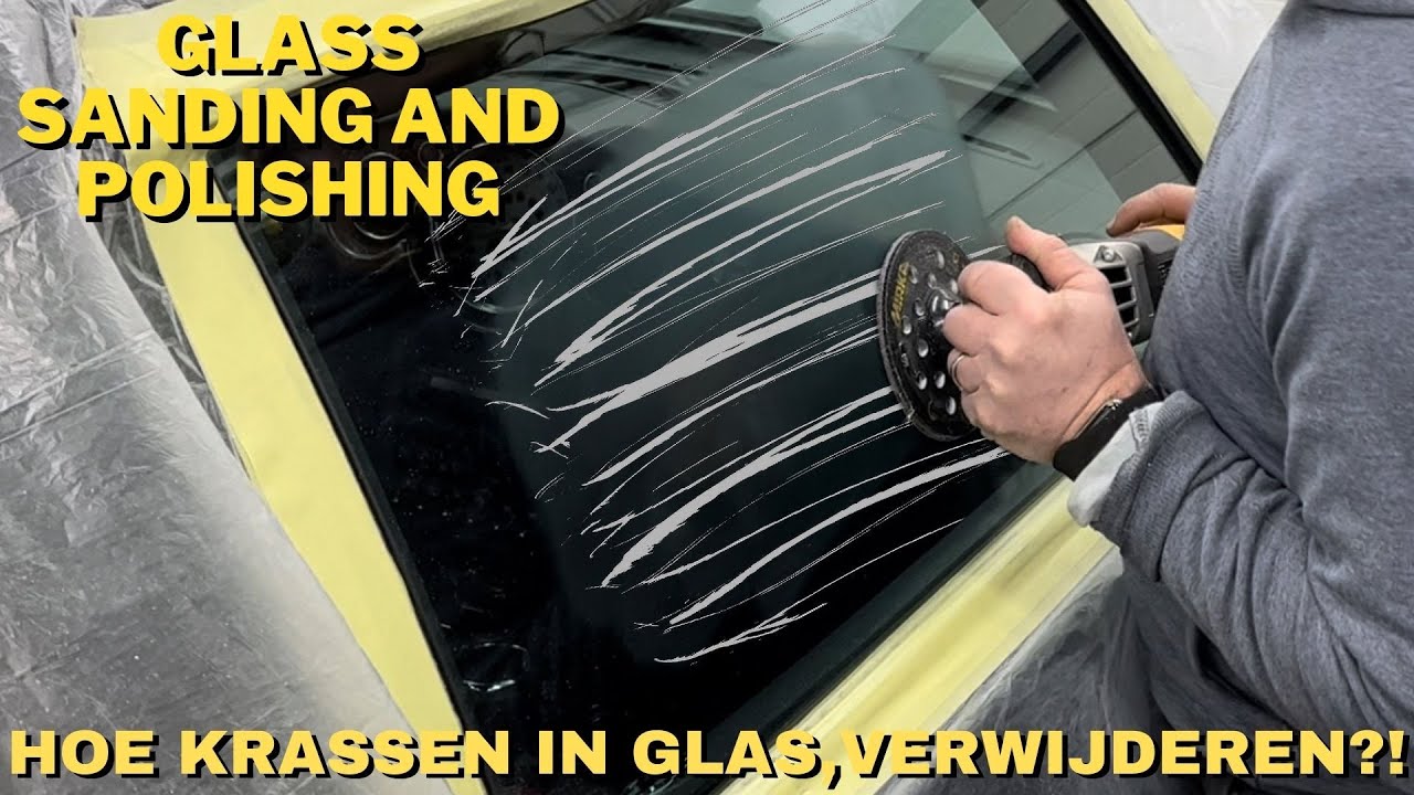 Hoe krassen uit glas verwijderen ?!