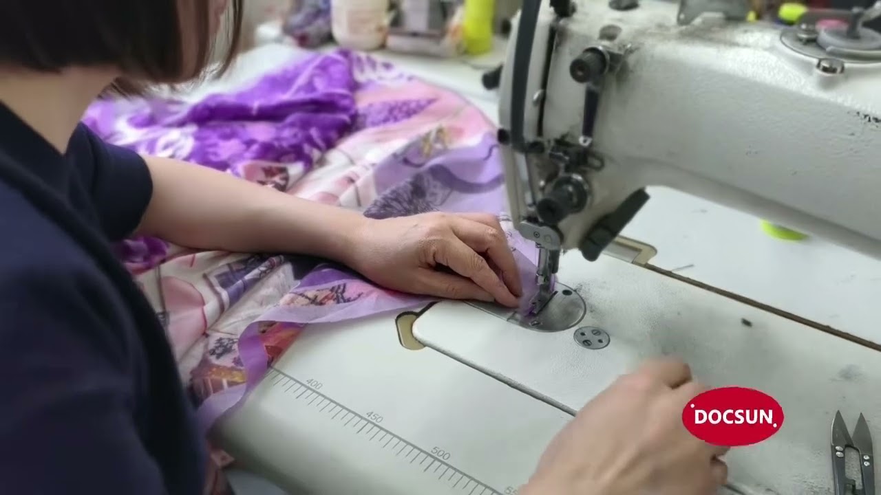 Professional Silk Scarves Manufacturing Process | Docsun Silk Factory