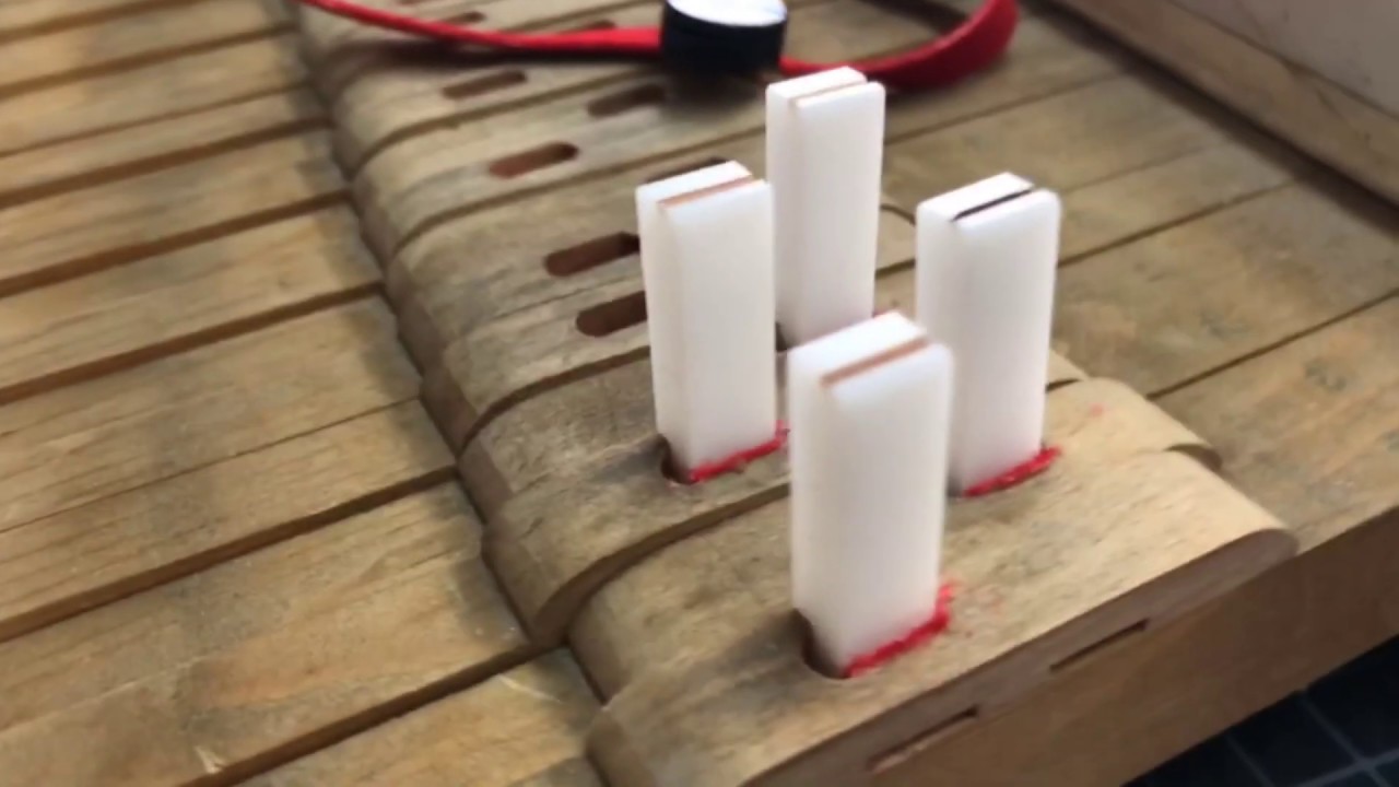 Spurlock Piano Keybushing Two Caul Method