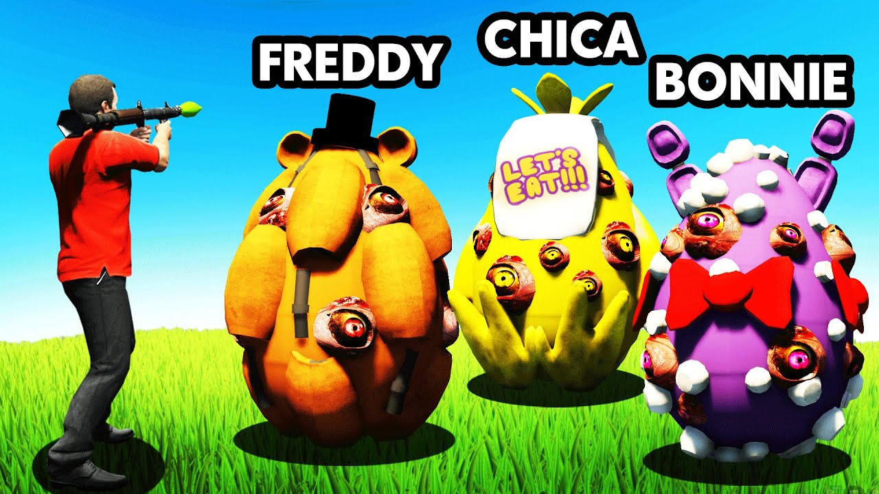 Hatching FNAF EGGS In GTA 5