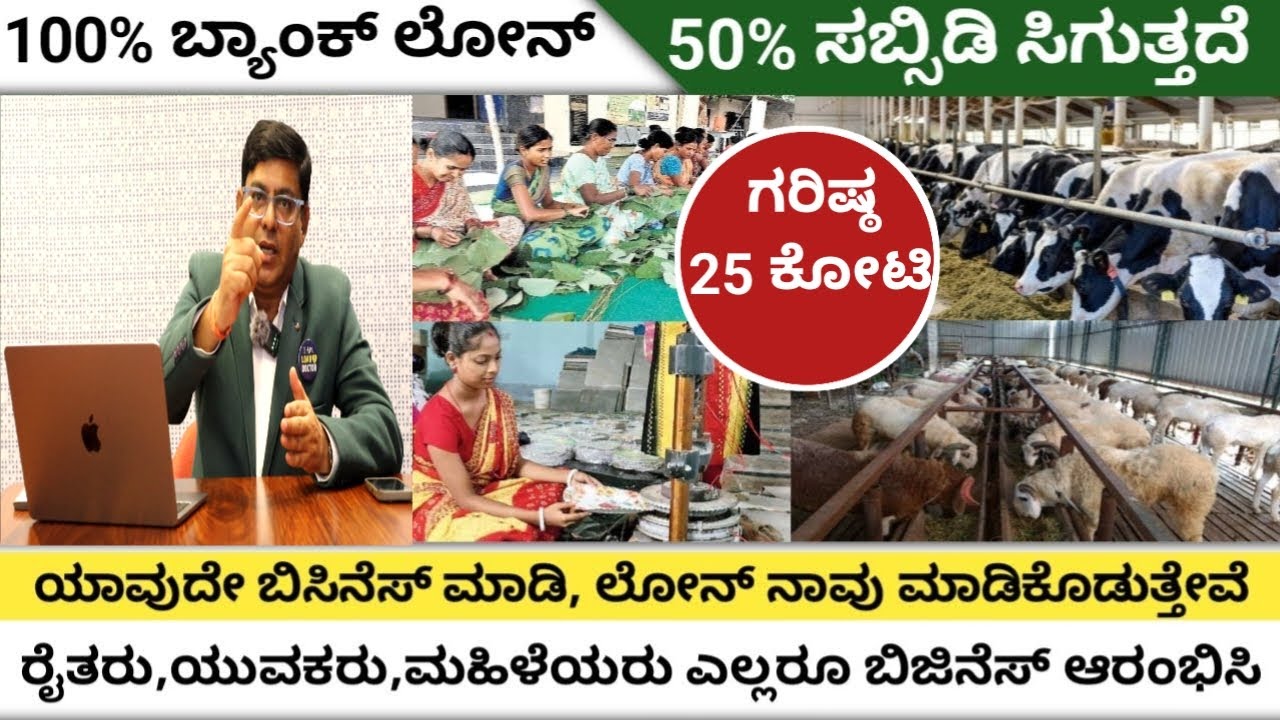 Loans for all kinds businesses | PMFME | PMEGP | NLM | Loans for farming | loans for sheep farming