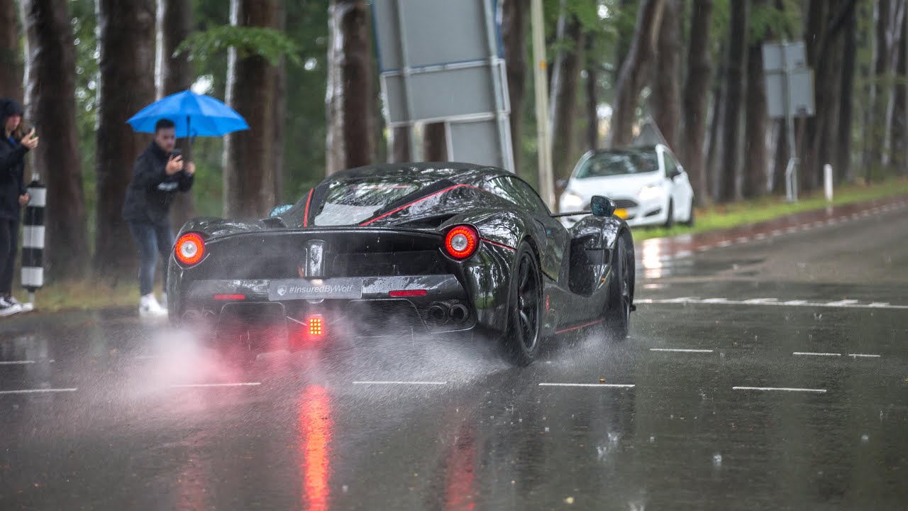 Ferrari LaFerrari Aperta - Powerslide & Accelerations !