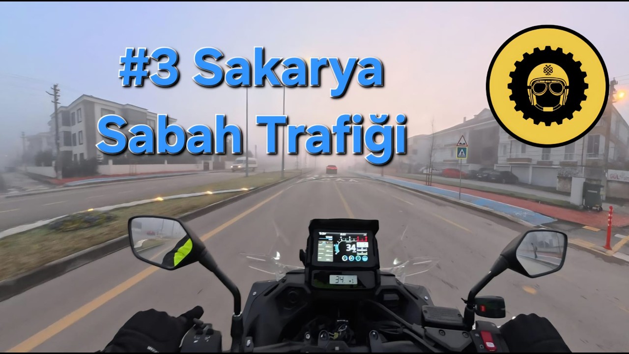 Honda NT 1100 DCT - Sakarya - Sabah Trafik yoğunluğu - Insta360 x5 - 4K
