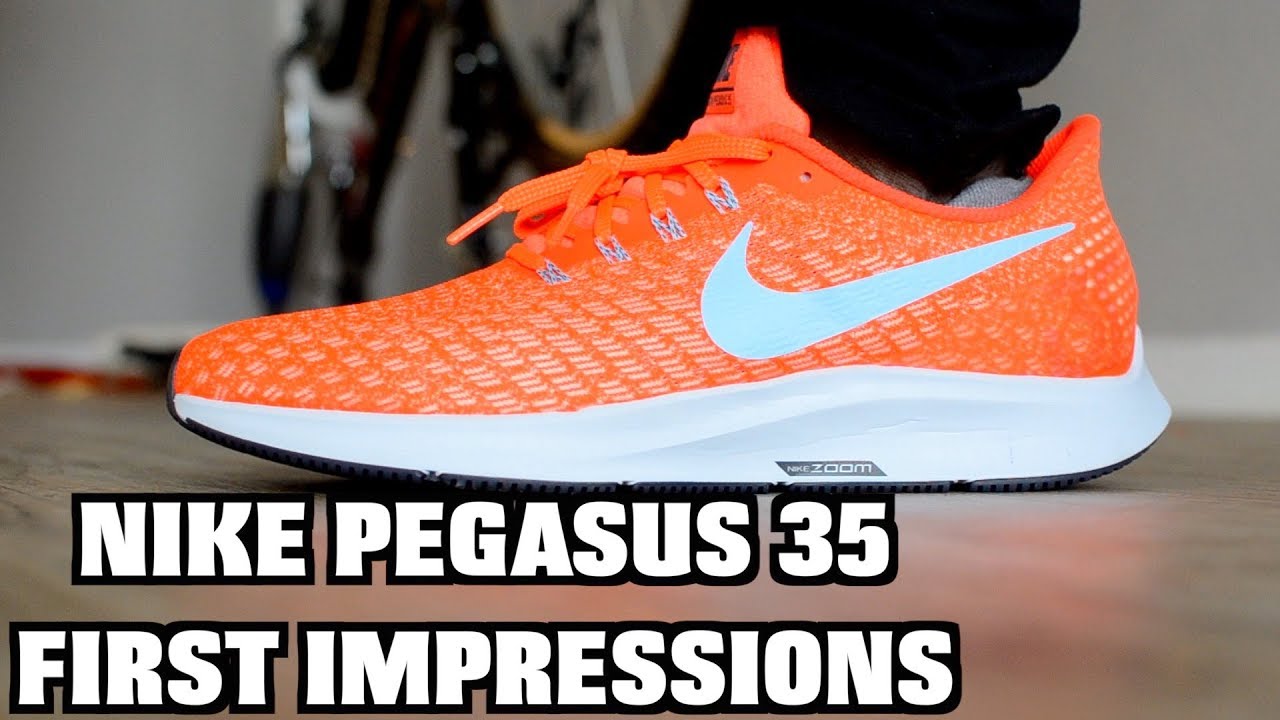 NIKE ZOOM PEGASUS 35 VS 34  comparison