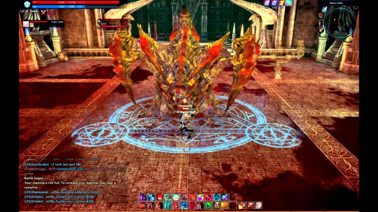 ★[TERA ONLINE]★ Sinestral Manor Dungeon Lancer Steely Solo