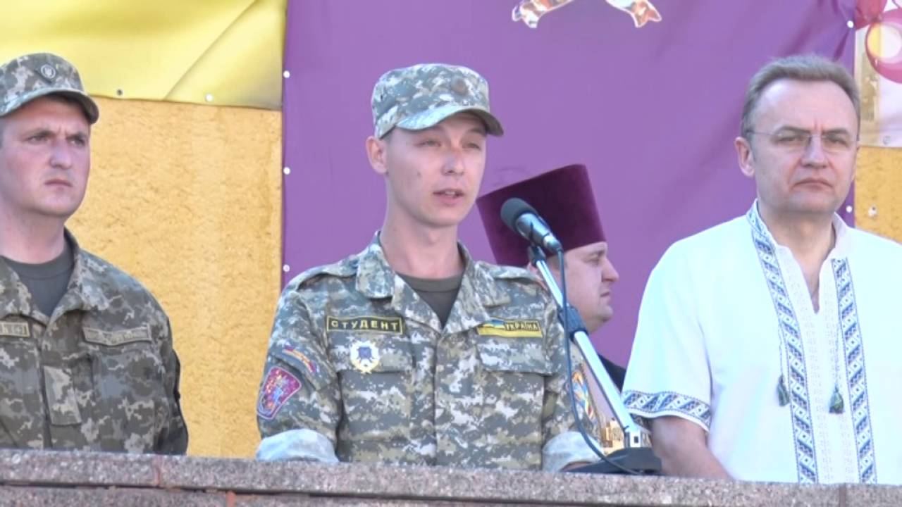 Складання Військової присяги офіцерами в Академії сухопутних військ