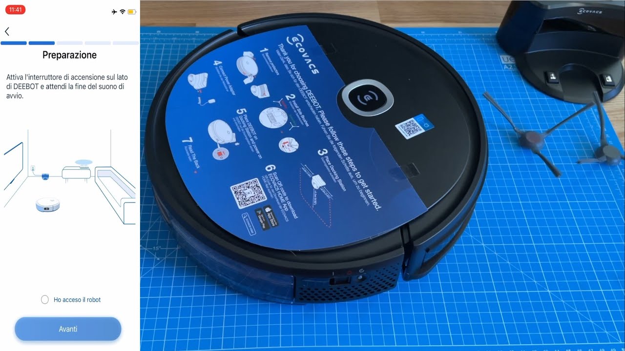 ECOVACS Deebot U2 Pro  Installazione ita