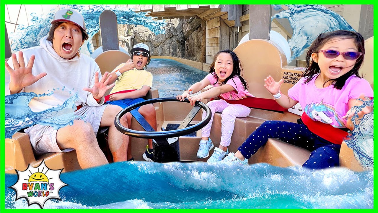 Amusement Rides Theme Park for Kids Dollywood with Ryan!