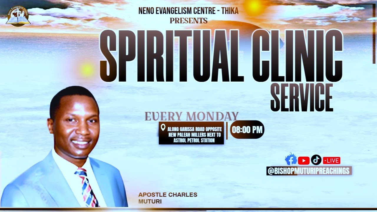 SPIRITUAL CLINIC SERVICEY // LIVE BROADCAST // APOSTLE CHARLES MUTURI // 19.01.2026