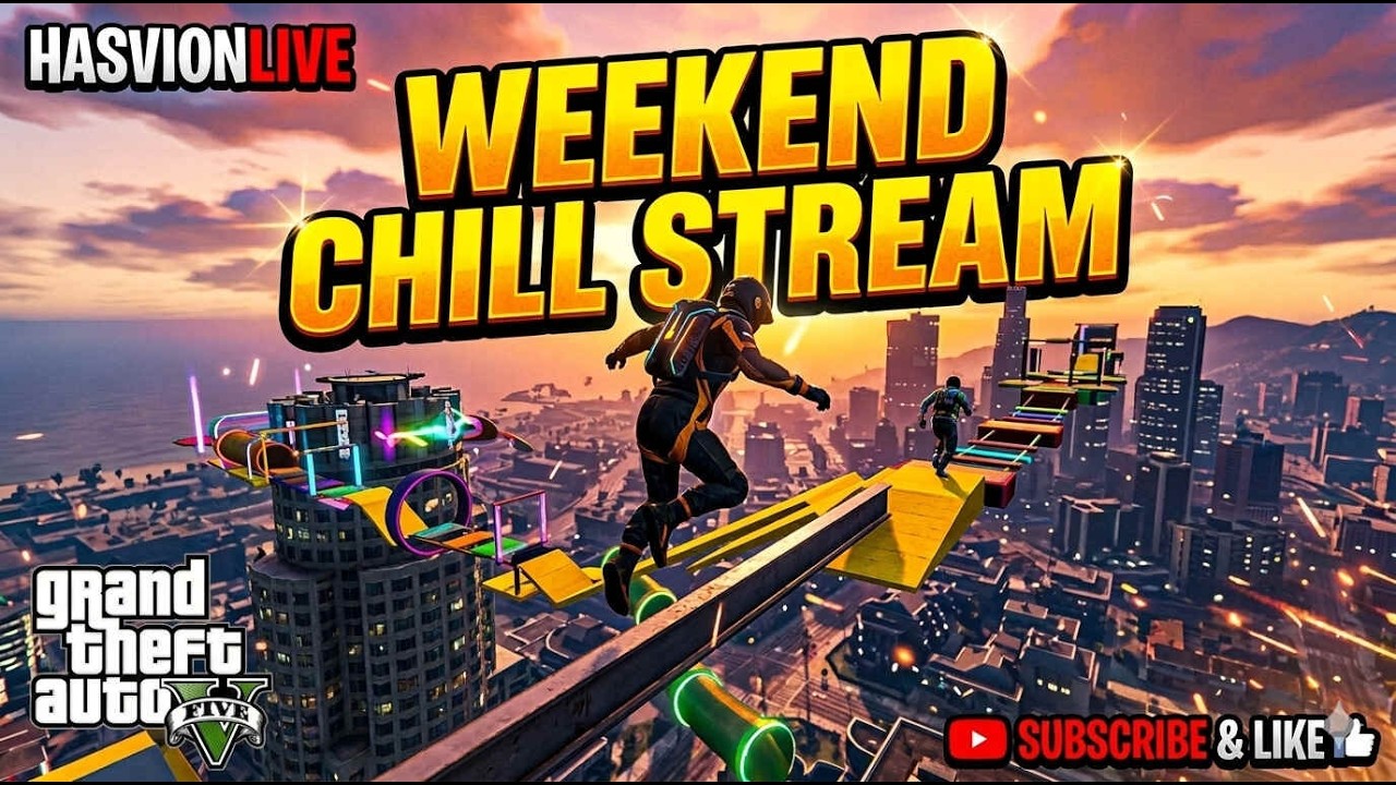 🔥Weekend impossible parkour in GTAV💥