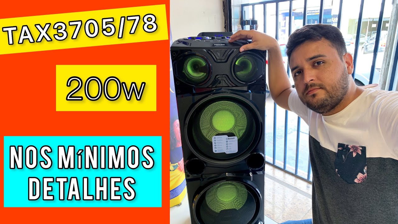 Saiba todos os detalhes da torre de som Philips Tax3705/78 vale a pena o investimento?