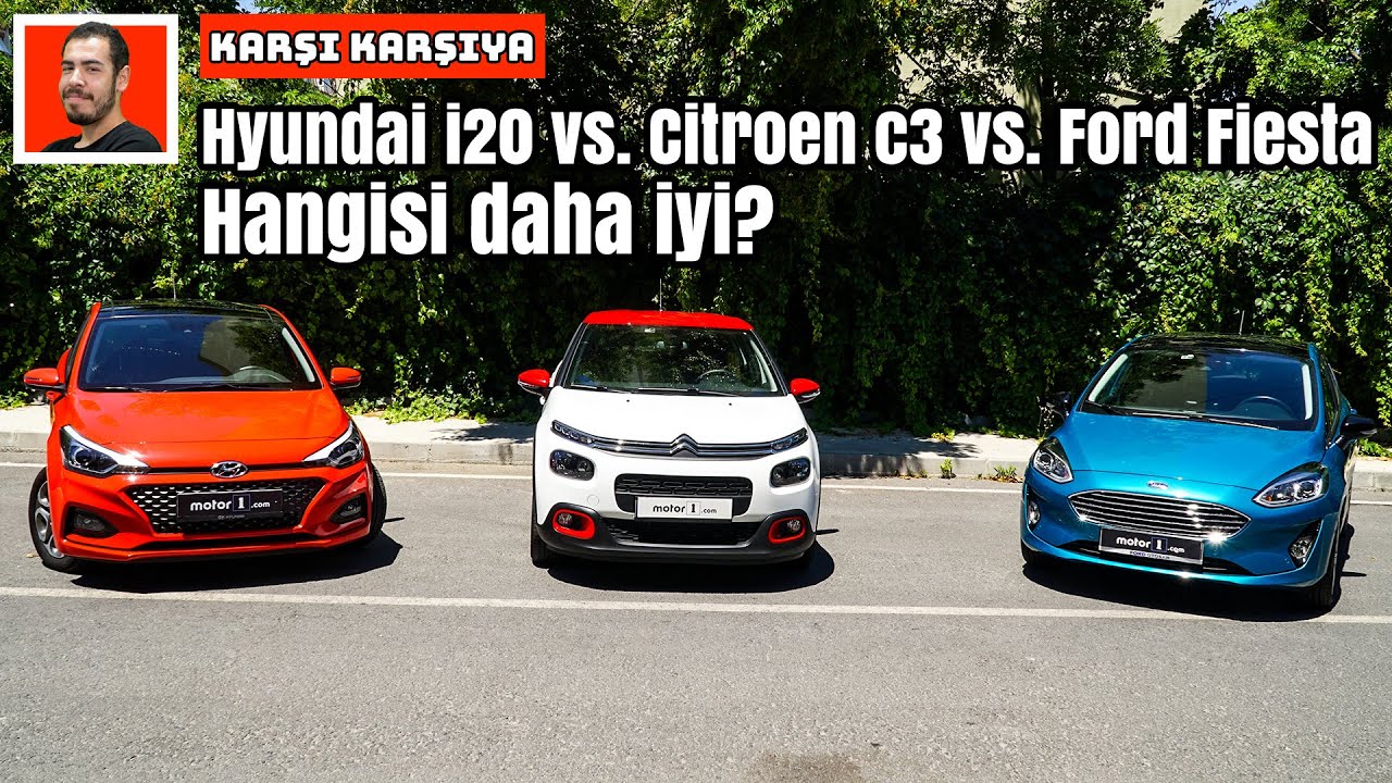 Hyundai i20 vs. Citroen C3 vs. Ford Fiesta | Hangisi Daha İyi? | Karşı Karşıya
