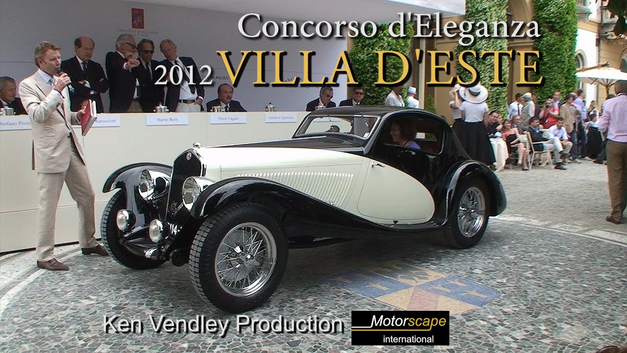 2012 Concorso Villa d'Este Ken Vendley Production / Motorscape International