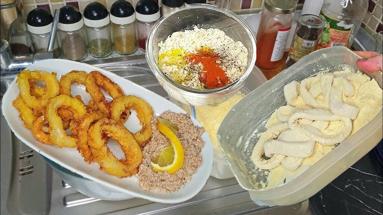 Я делаю соус для сглаживания кальмаров и ем мягкое мясо, как зефир. Кальмары Обжариваю На Сковор