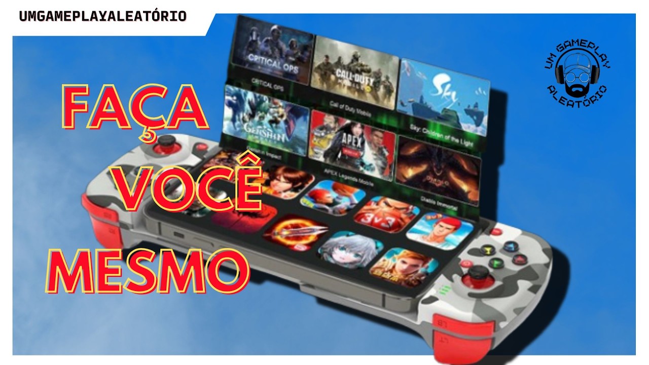 FAÇA seu próprio EMULADOR PORTÁTIL gastando QUASE NADA