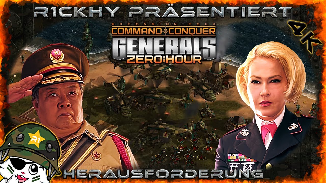 C&C Generals Zero Hour Herausforderung SCHWER 📢 Fai (Infanterie) vs Alexi (Superwaffe) Deutsch #G25