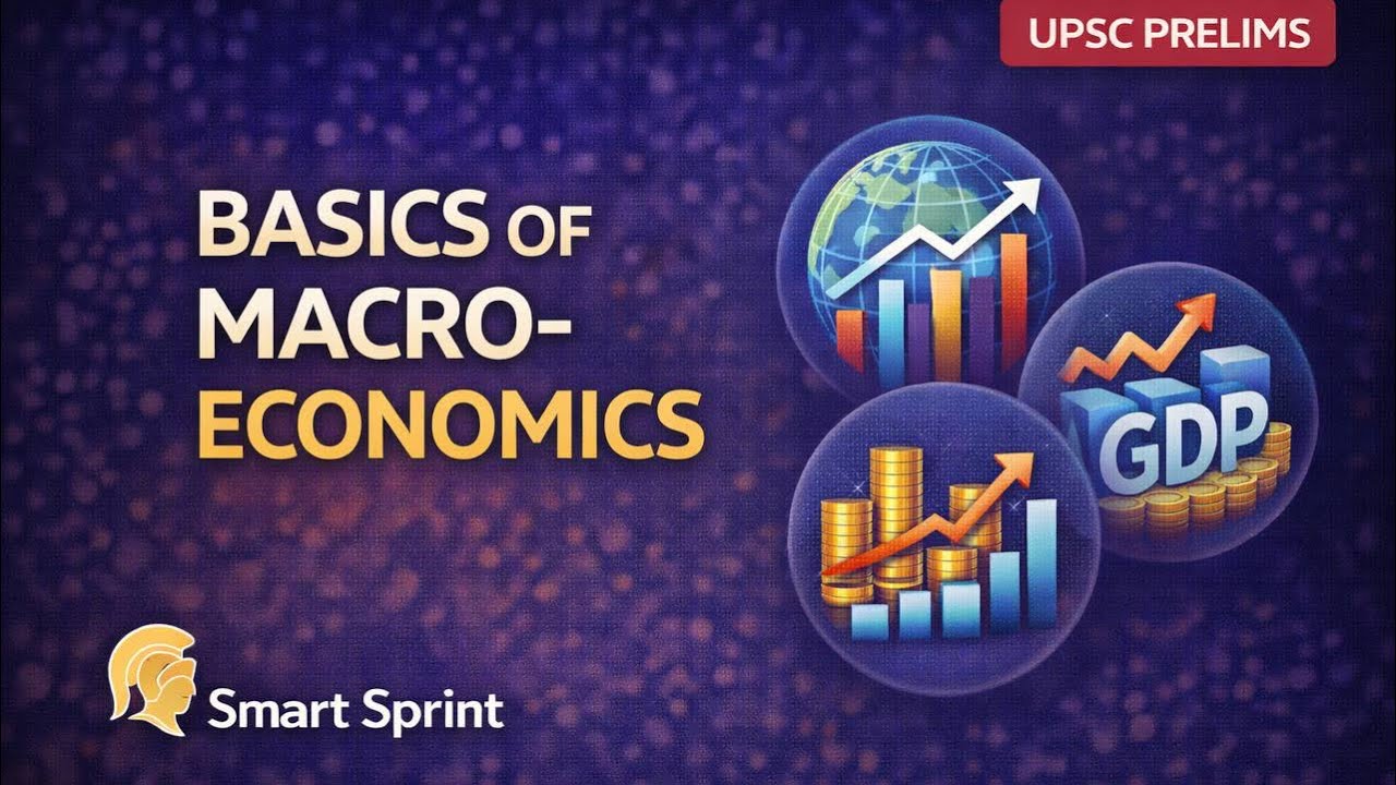 Basics of Macroeconomics for UPSC Prelims | Economy Foundation Lecture