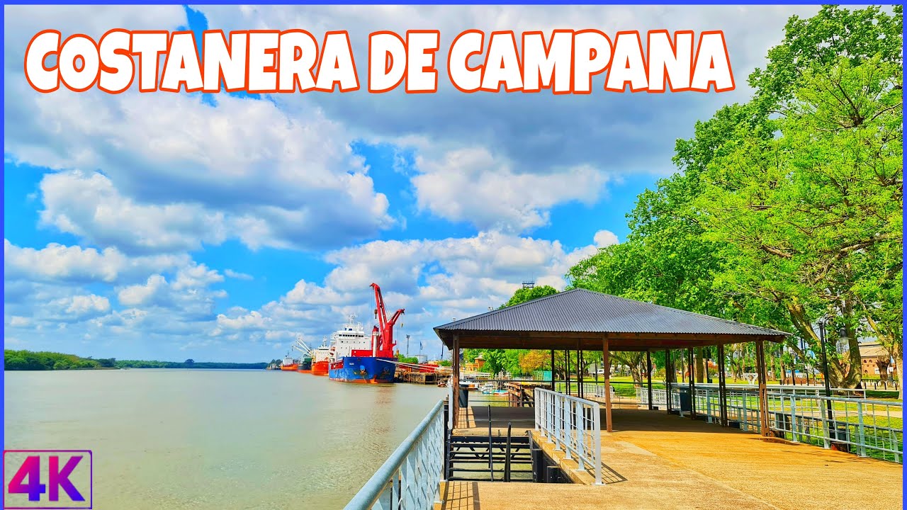 【4K】Recorriendo La NUEVA COSTANERA de CAMPANA | [Tour Prov. de Buenos Aires - ARGENTINA].