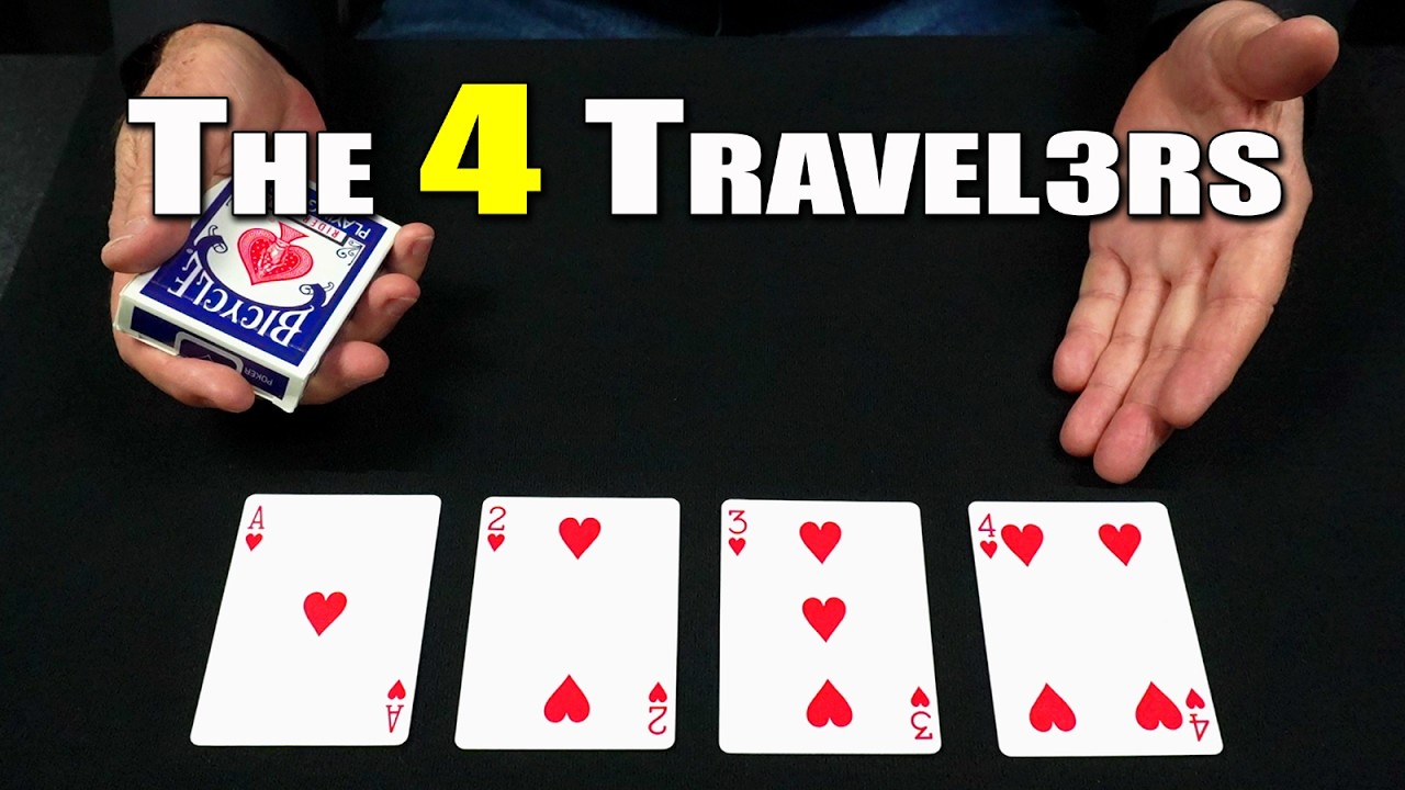The 4 Travelers (Portal Mania) Card Trick ~ An In-Depth Tutorial