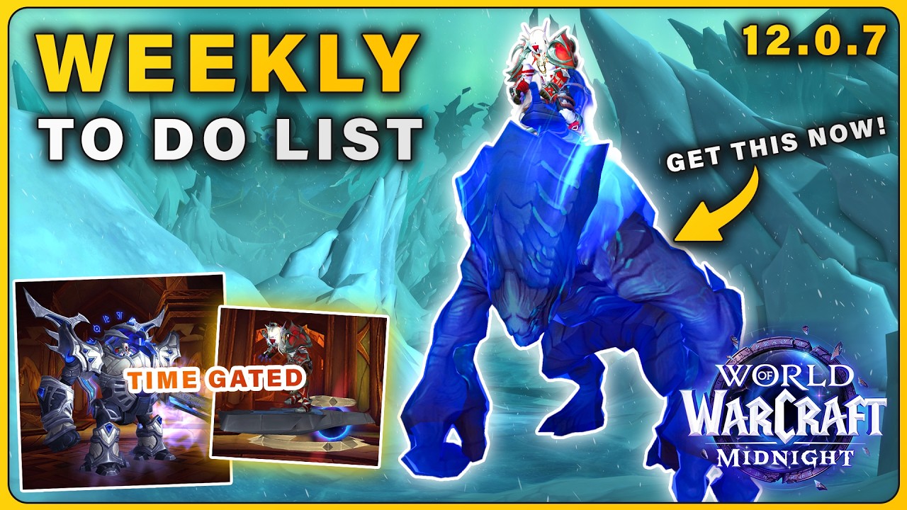Everything to do this week (Tortured Gorger MOUNT Now Available) in WoW Midnight Patch 12.0.7