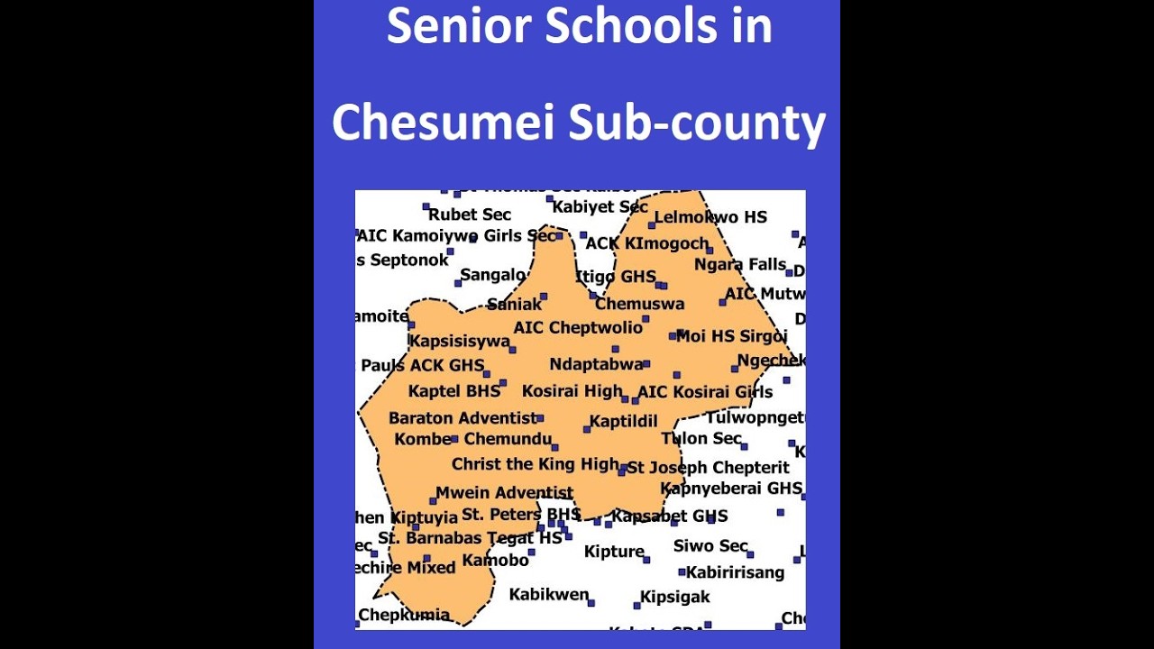 Senior Schools in Chesumei Sub-county