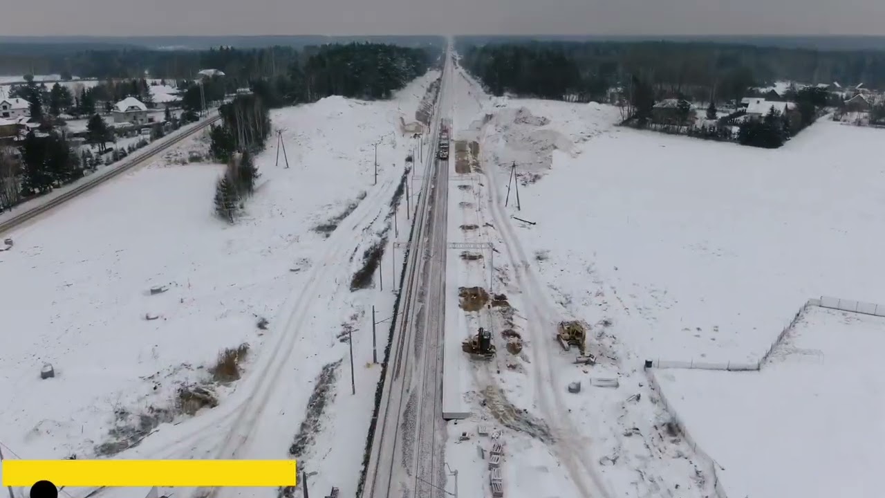 Białystok - Łapy. Rail Baltica. Grudzień 2022