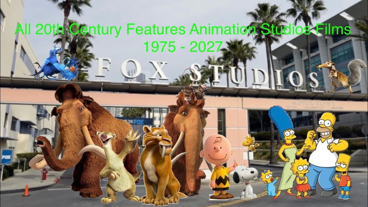 All 20th Century Features Animation Studios Films 1945 - 2027